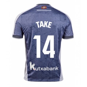 Lacne Muži Futbalové dres Real Sociedad Takefusa Kubo #14 2025-26 Krátky Rukáv - Preč